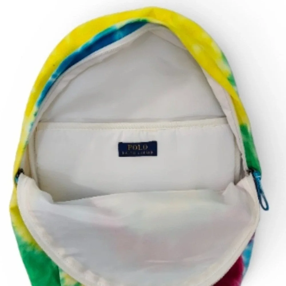 Polo Ralph Lauren Tie Dye Backpack Fanny Pack Set Travel School‎ Bag NEW